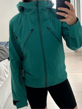 Aztech Mountain Hayden 3L Shell Jacket - Green (Grotto Teal) - like new!